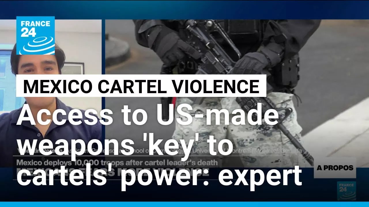 Access to US-made weapons 'a key element' of Mexican cartels' power, expert says • FRANCE 24