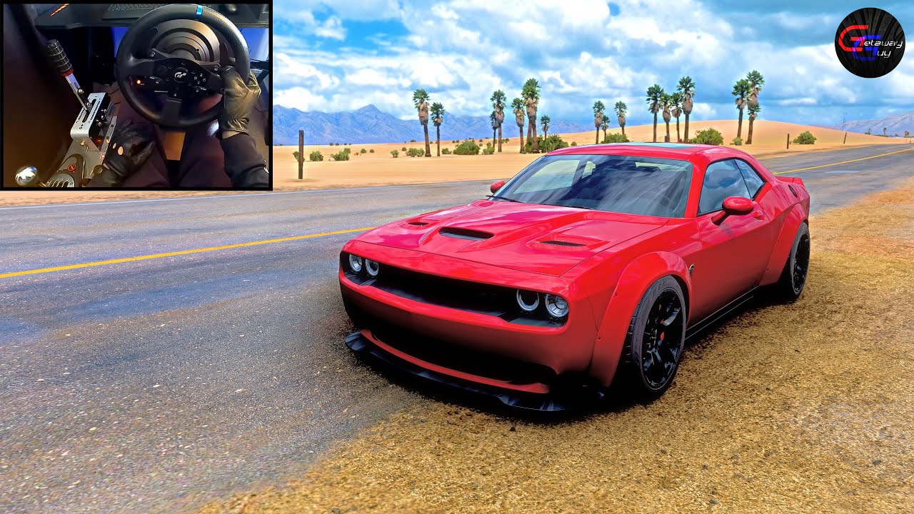 Liberty Walk Dodge Challenger SRT Hellcat - Forza Horizon 5 | Thrustmaster T300RS Gameplay