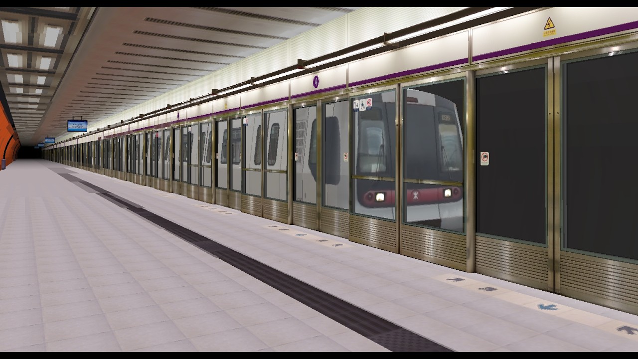 (New Updates for N+Studio K)Riding a Rotem MTR K-Train on the Tseung Kwan O Line(Po Lam-North Point)