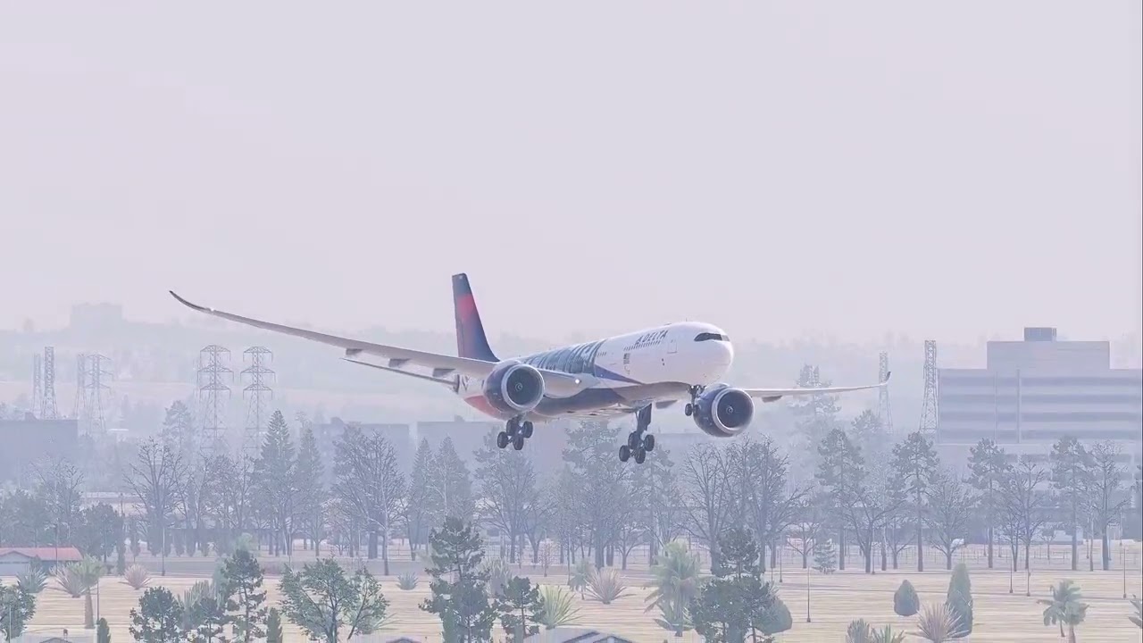 Delta Landing in LOS ANGELES