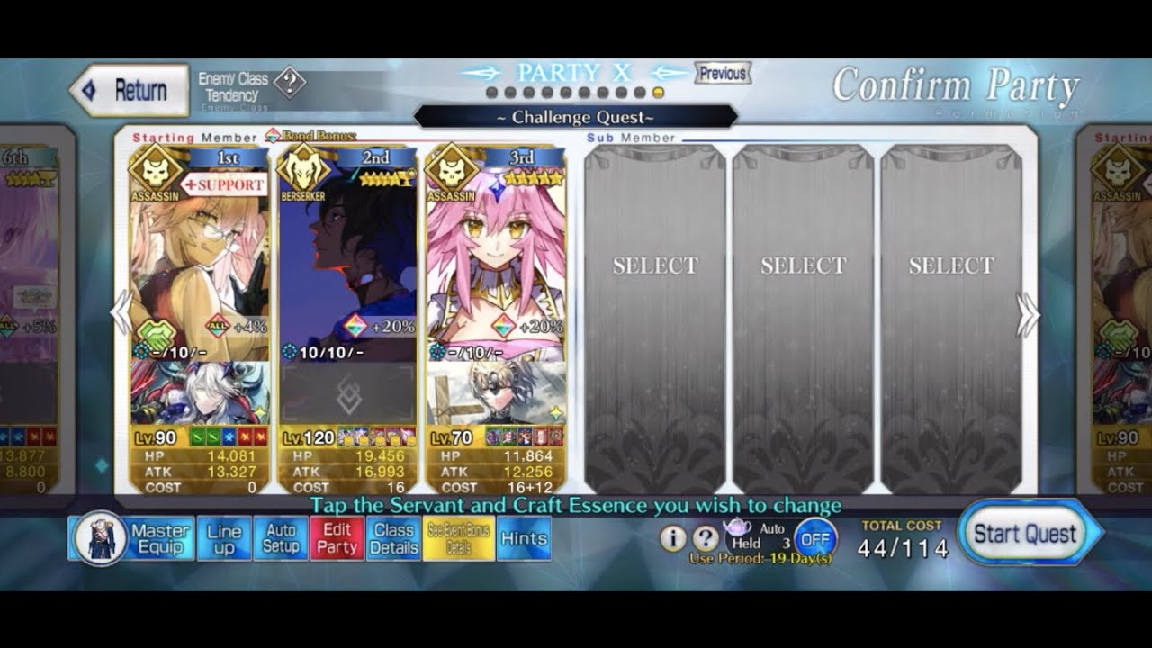 [FGOAA TA] Traveller of the World Tour CQ 3 Turn ft. Arjuna Alter Frontline Only No CE