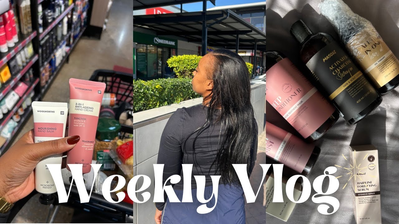 GROCERY SHOPPING 🛒 ,HAIR MAINTENANCE 👩‍🔧, NEW SKINCARE & HAIRCARE UNBOXING #weekly
