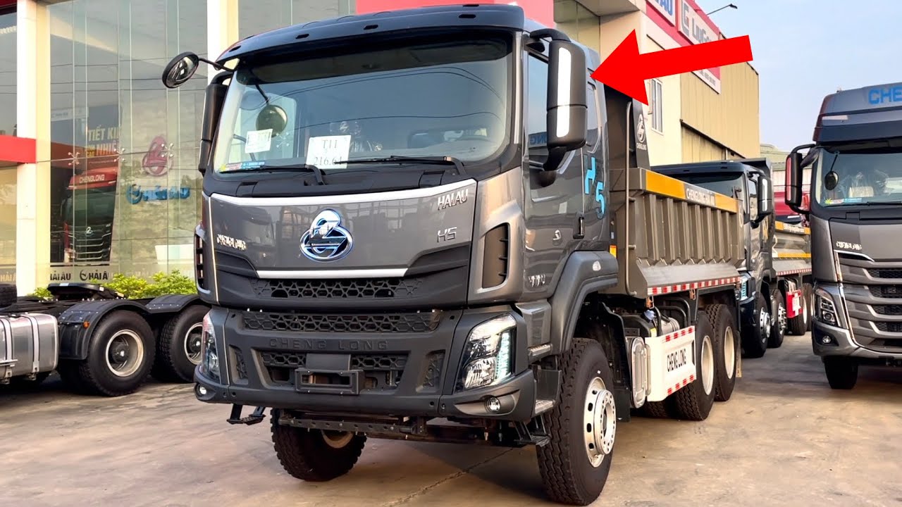 Xe ben 3 chân Chenglong 350HP - Bản full - Khung gầm chắc chắn nhất