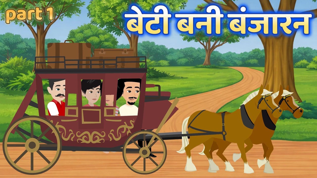 बेटी बनी बंजारन Part 1 | Hindi Kahani | Cartoon Kahani | Moral kahani | New Story