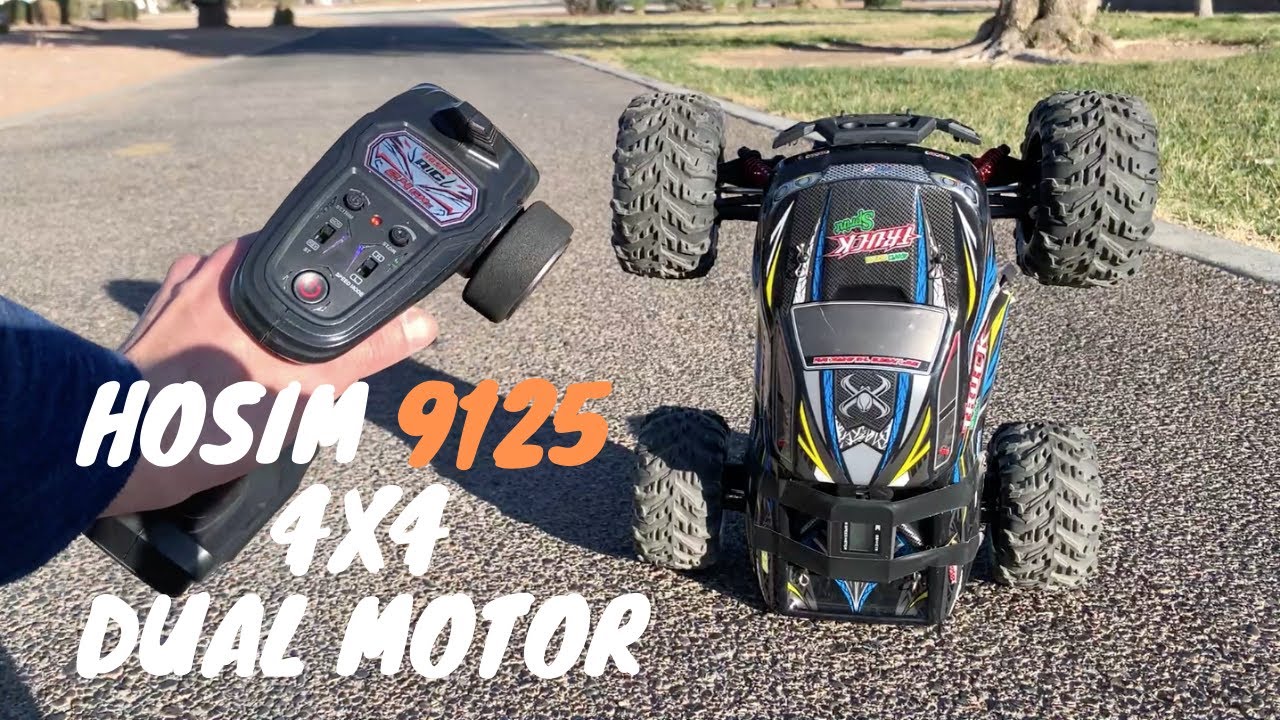 Hosim 9125 1/10 Dual Motor 4X4 X2 1500mAh Максимальная скорость 30MPH