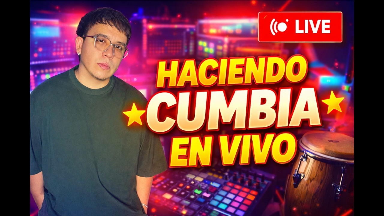 🔥🎹 PRODUCIENDO CUMBIA EN VIVO (TYPE BEAT THE LA PLANTA)