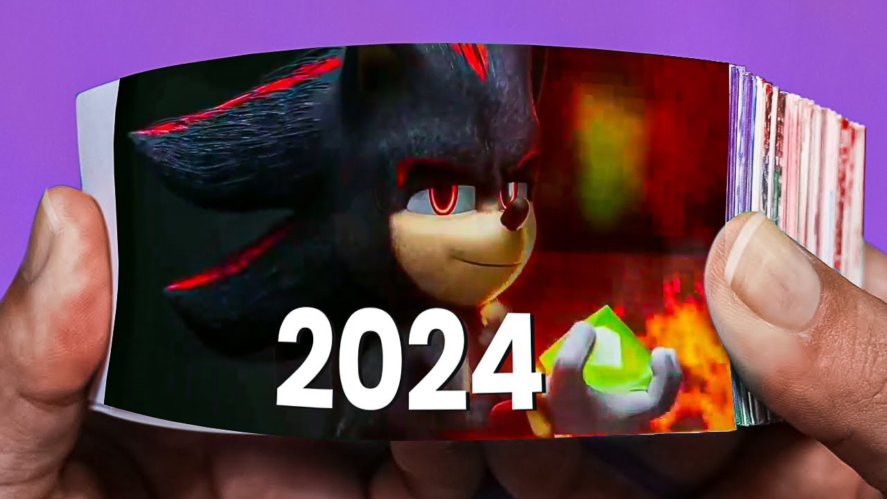 Evolution of Shadow The Hedgehog Flipbook