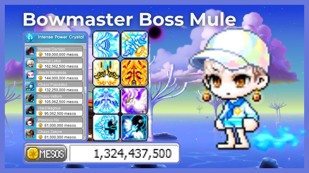 [GMS Kronos] Bowmaster Boss Mule (1.3b | 15 minutes)