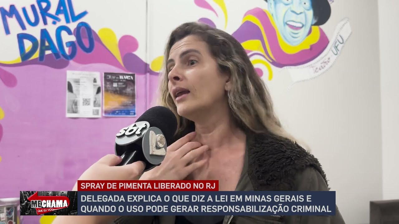SPRAY DE PIMENTA É LIBERADO NO RJ; DELEGADA EXPLICA REGRAS EM MINAS E QUANDO O USO PODE VIRAR CRIME