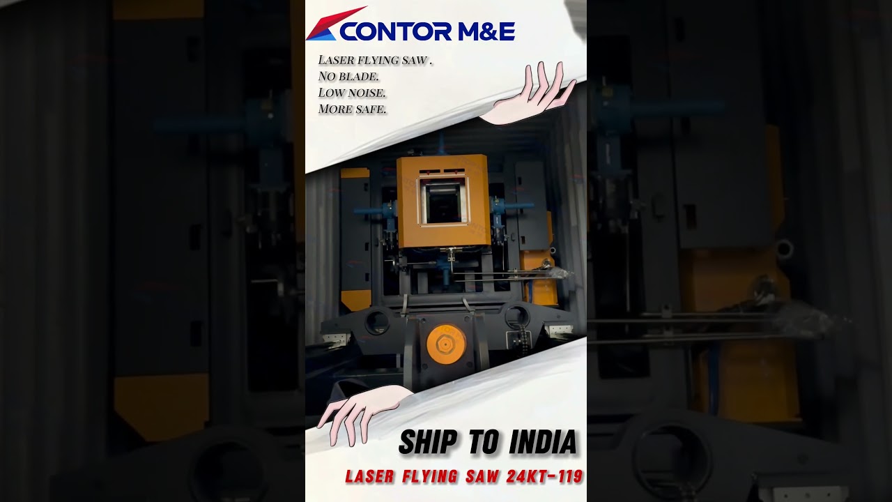 Check out our laser flying saw in shipping!