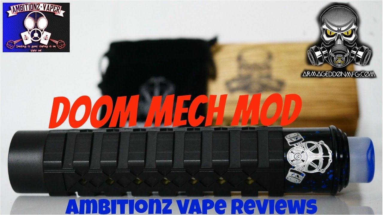 Armageddon MFG Doom Mech Mod Review | Hardest Hitting Mod I Have Used!
