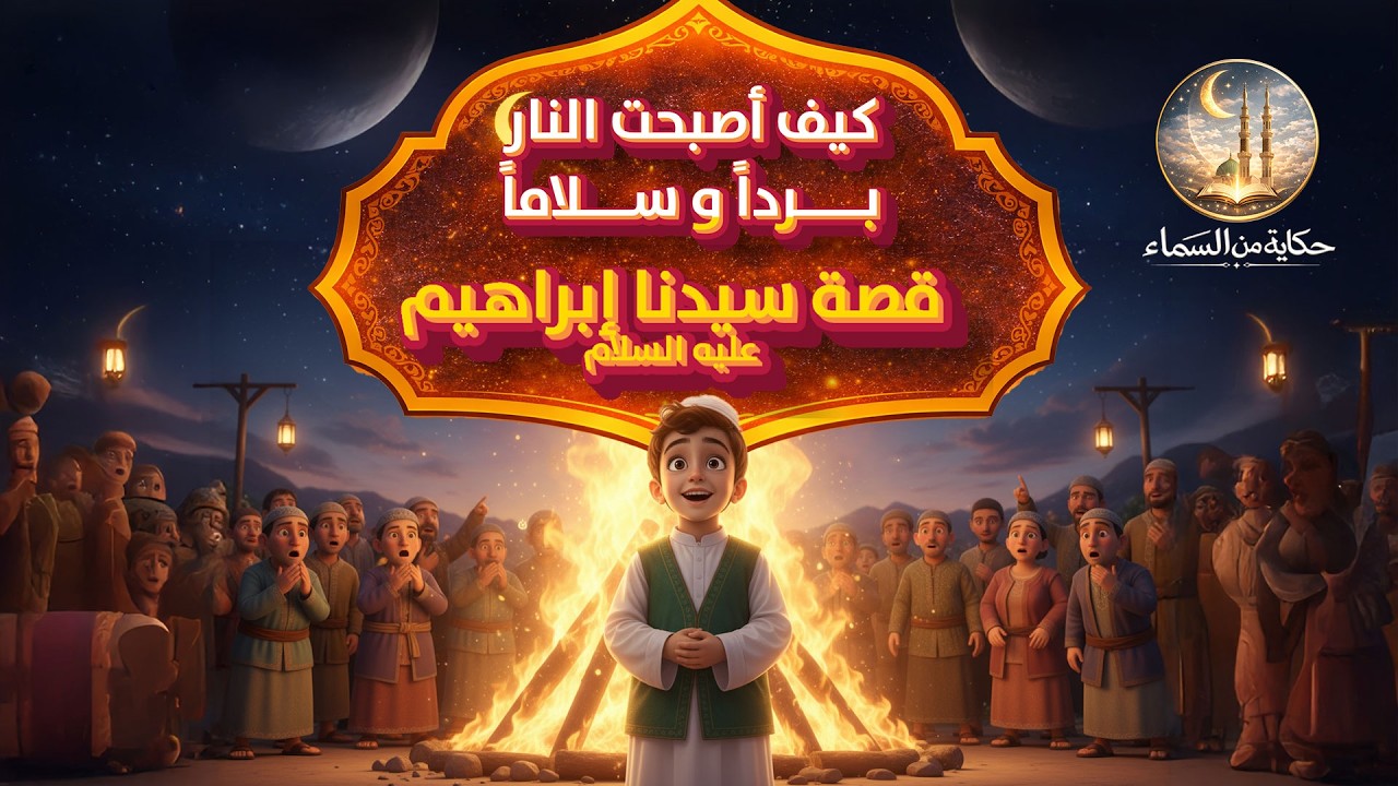 قصة سيدنا إبراهيم عليه السلام للأطفال | كيف أنقذه الله من النار؟ 🔥