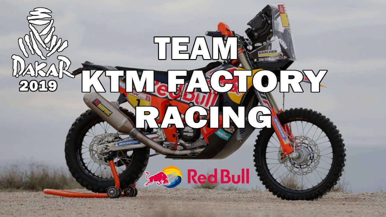 DAKAR 2019 TEAM KTM FACTORY 2019 RED BULL