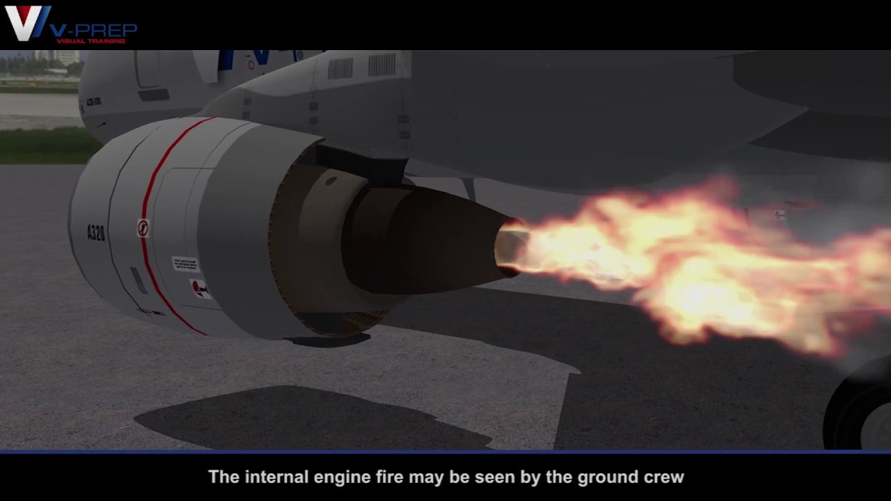 V-Prep: A320 Engine Fire Procedure