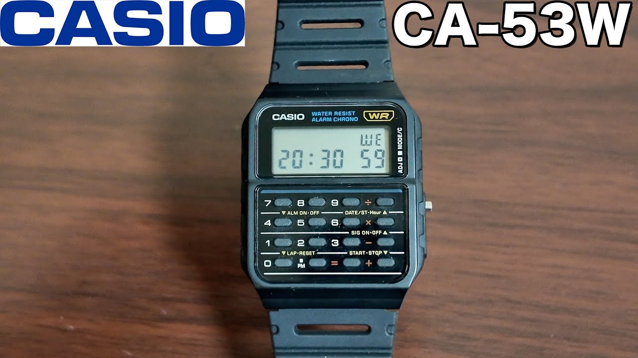 【CASIO CA53W】計算機付き腕時計！レトロでかっこいいチープカシオ（チプカシ）購入レビュー