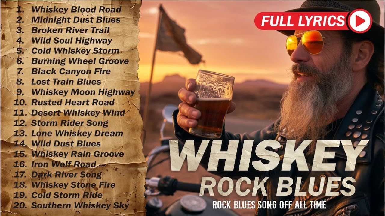 Whiskey Blues Music 2025 🔥 Timeless Blues Rock Collection | Best Relaxing Guitar Songs of All Time