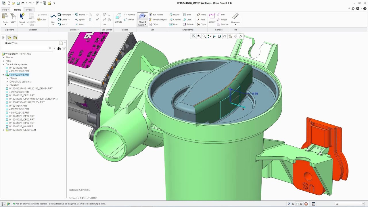 Direct Modeling 3D CAD Software   PTC