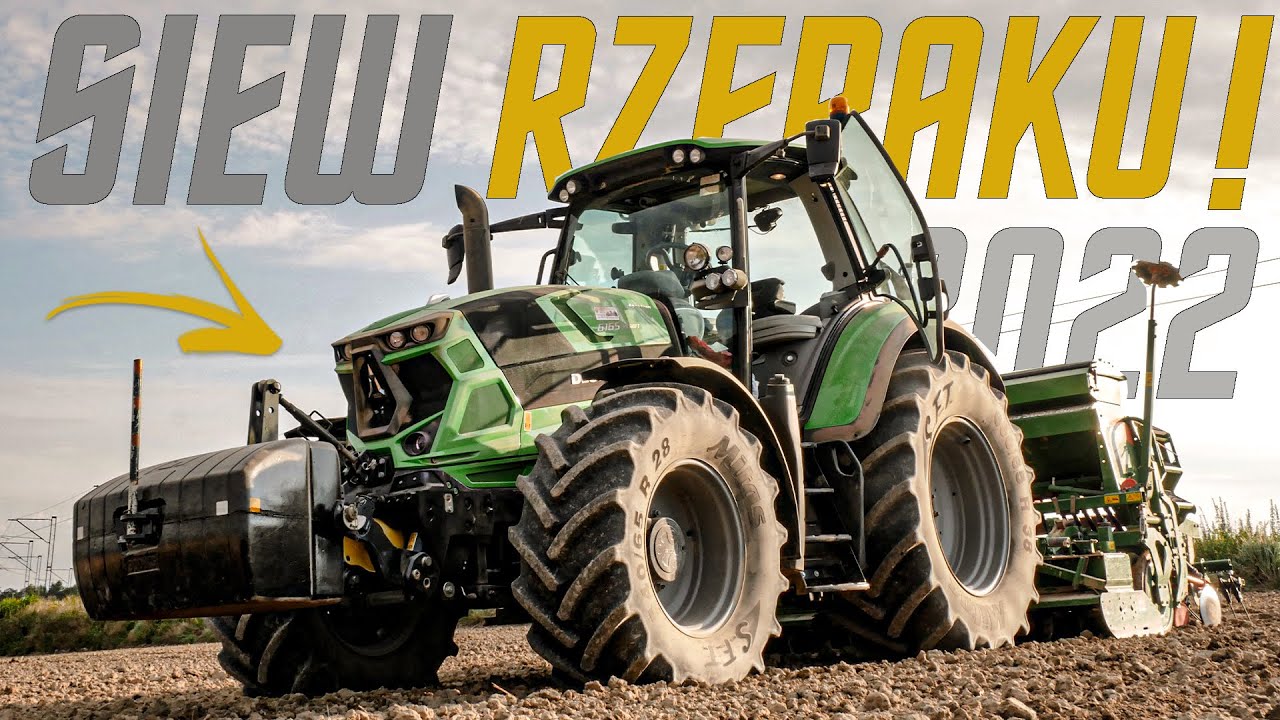 ☆SIEW RZEPAKU 2022 ! ✔ BULBOZAUR W AKCJI ! ✔  GR WENGLORZ 🔥 DEUTZ - FAHR DAJE OGNIA ! ✔