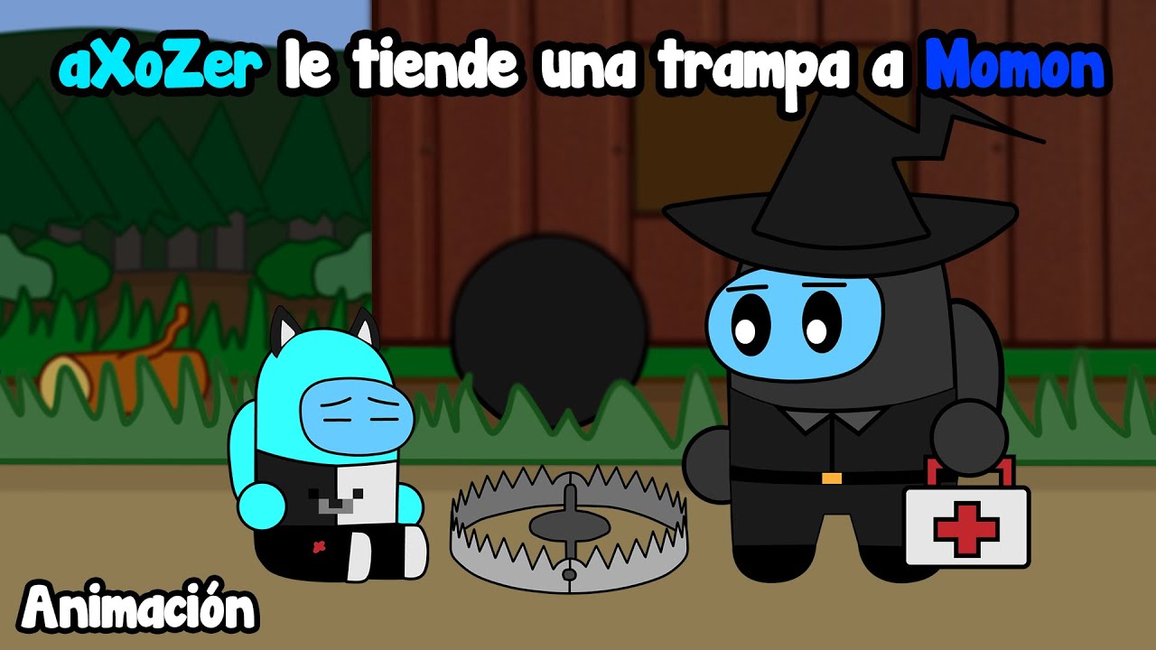 aXoZer y la Trampa a Momon 🐻 - Among Us Animaci&oacute;n
