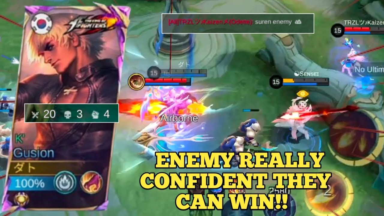 ​The Comeback King: Gusion vs. Overconfident Enemies 