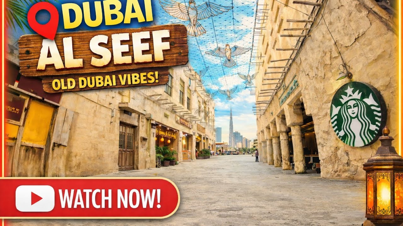 Al Seef Dubai Vlog | Exploring Old Dubai’s Heritage by the Creek