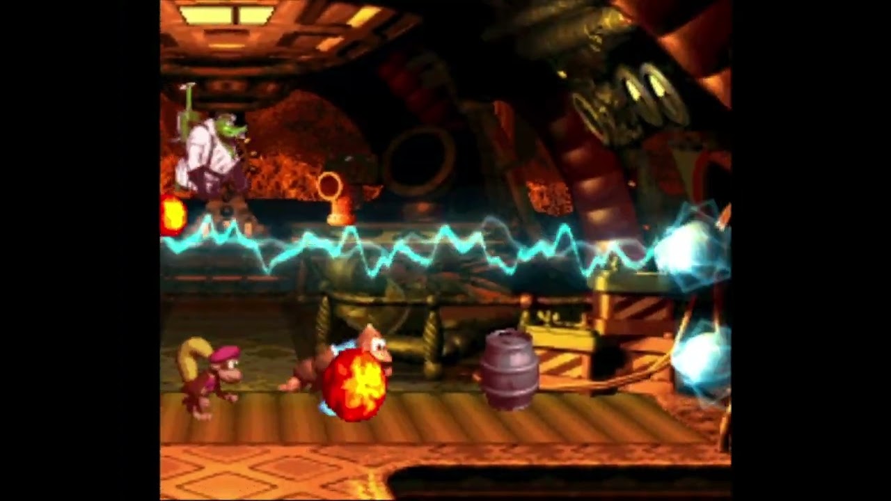 Level 8-Boss : Knautilus - Donkey Kong Country 3