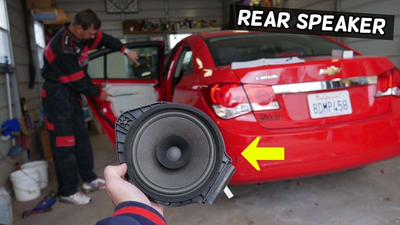 CHEVROLET CRUZE REAR DOOR SPEAKER REMOVAL REPLACEMENT. REAR SPEAKER NOT WORKING ON CHEVY CRUZE