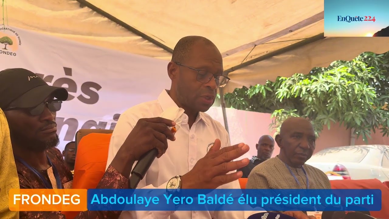 FRONDEG : Abdoulaye Yero Baldé élu président pour cinq ansLors de son congrès extraordinaire