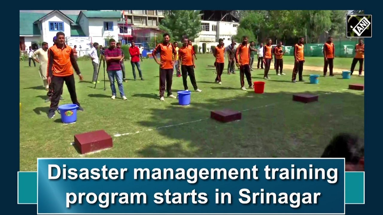 Disaster management training program starts in Srinagar I #KashmirNews