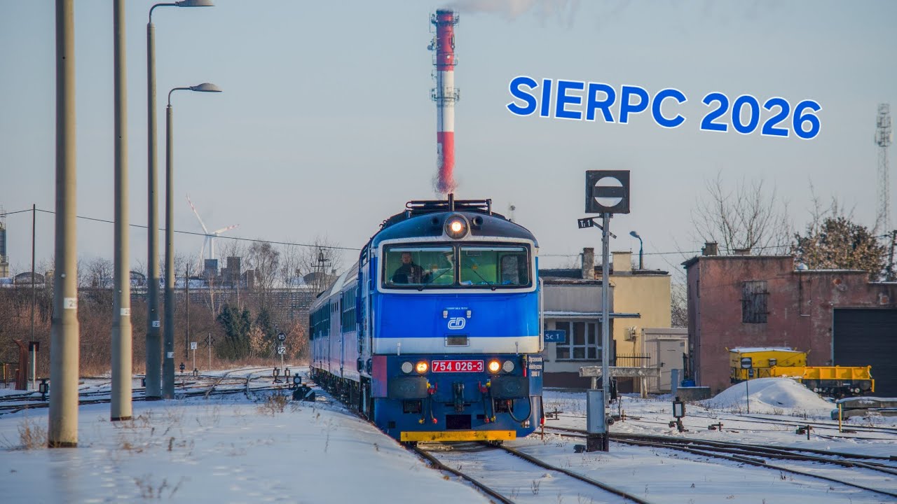 Pociągi w Sierpcu Styczeń 2026 -szybkie dwie wyprawy 