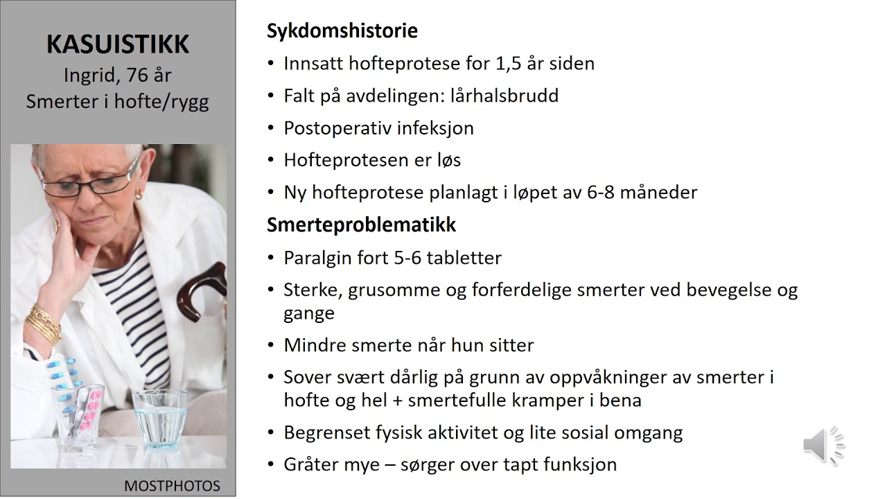 Behandling av langvarig smerte utenfor sykehus DEL 2 Tone Marte Ljoså jan2021