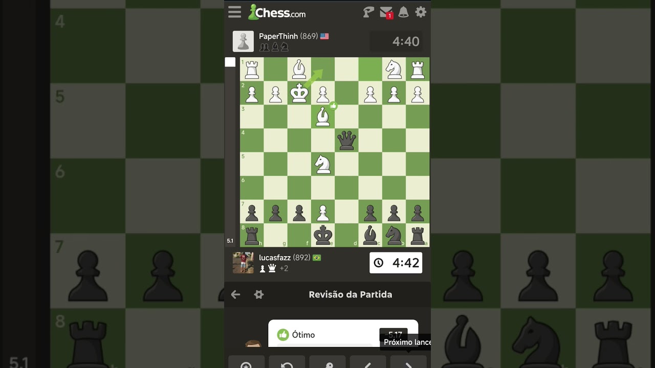 Esse gambito 100% Win rate de 900 pra baixo! 