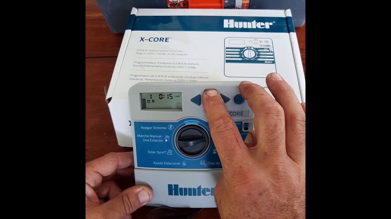 Programación y uso Controlador Hunter X Core