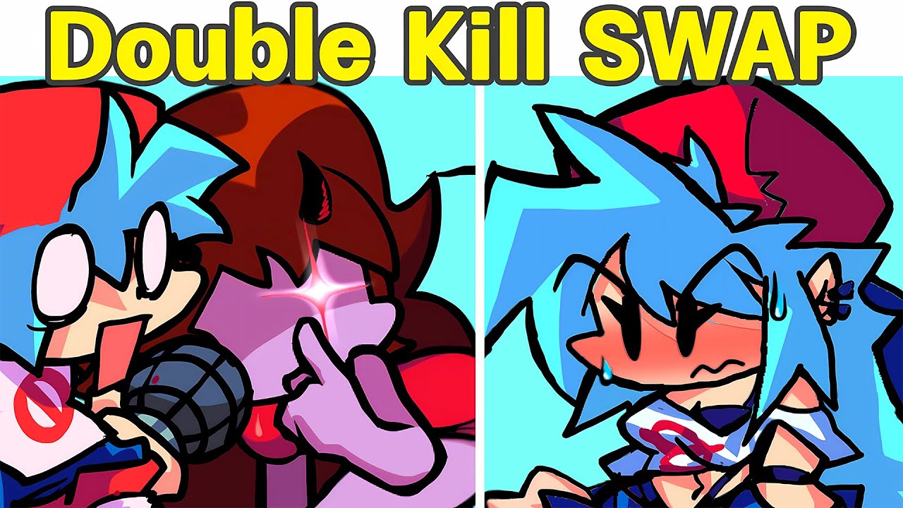Friday Night Funkin' VS Gender Swap BF VS Girlfriend VS Boyfriend - Double Kill (FNF MOD/Cover)