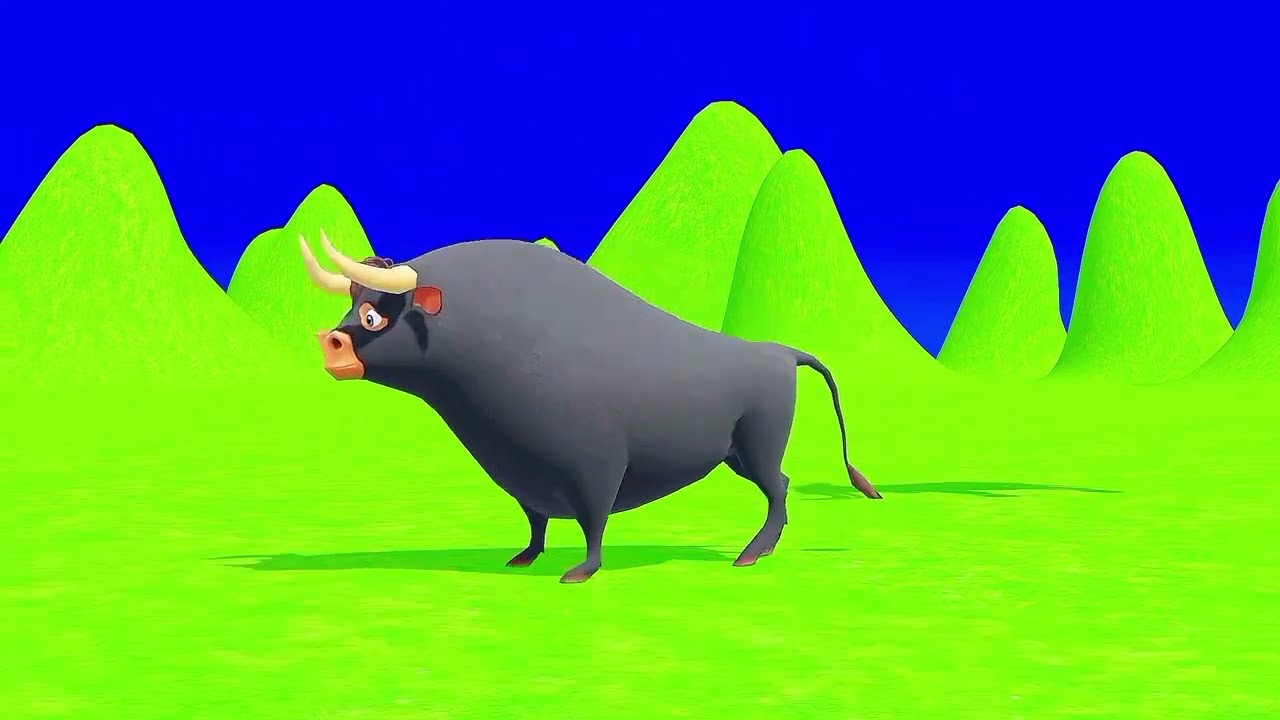 Long Slide Game with Dinosaur Lion Cow Hippopotamus Gorilla 3d Animal Game Funny 3d Animals