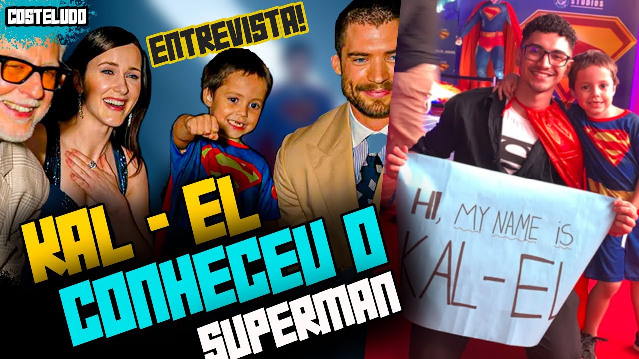 ENTREVISTA com o Kal-El brasileiro que BOMBOU no evento do Superman no RJ!