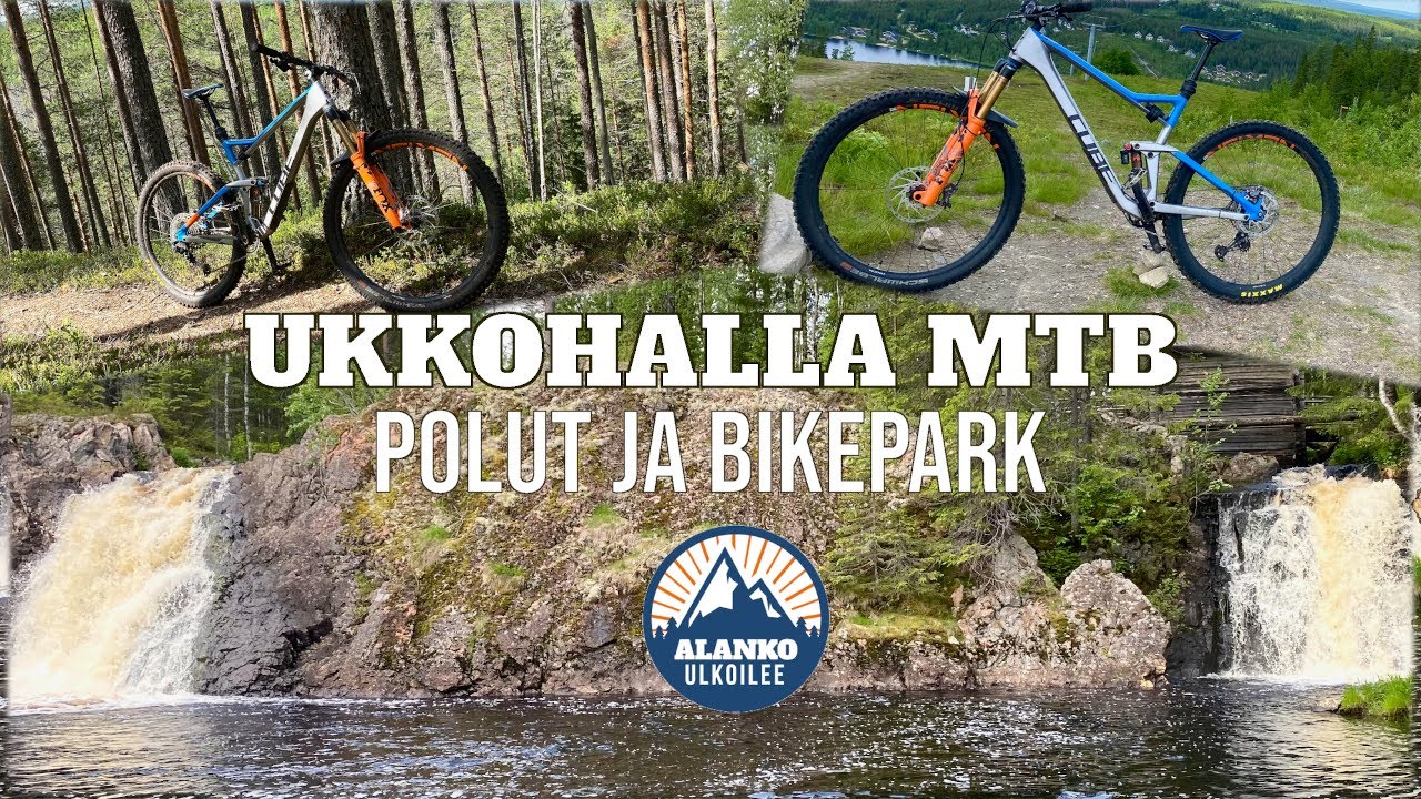 Maastopyöräilyä Ukkohallassa | Polut ja Bikepark