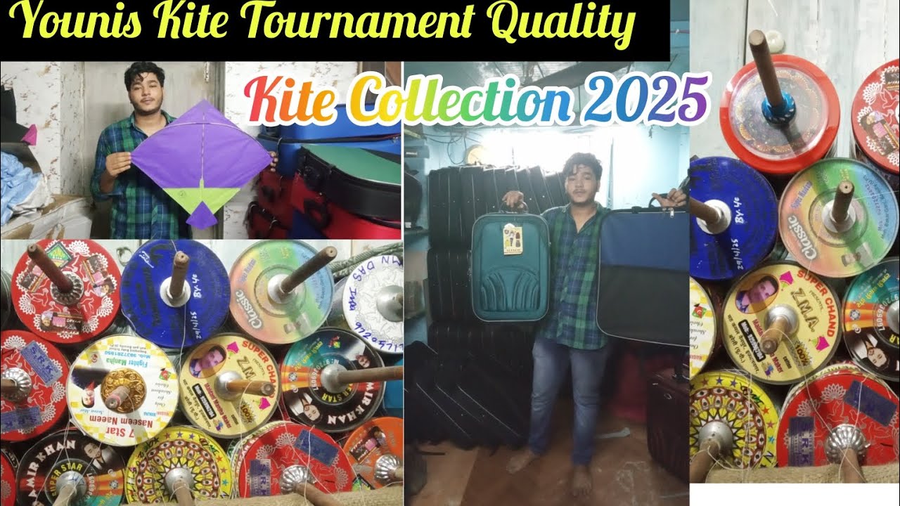 Younis Kite 2025 / Kite Market 2025 /  Kite Manja Wholesaler In Kolkata