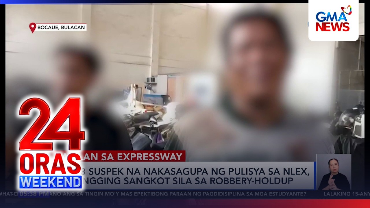 2 sa 3 suspek na nakasagupa ng pulisya sa NLEX, itinangging sangkot sa krimen | 24 Oras Weekend