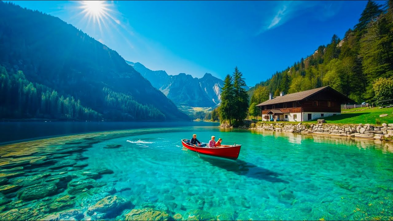 Самое красивое озеро Швейцарии, Блаузее (Голубое озеро). За ним скрывается трагическая история любви