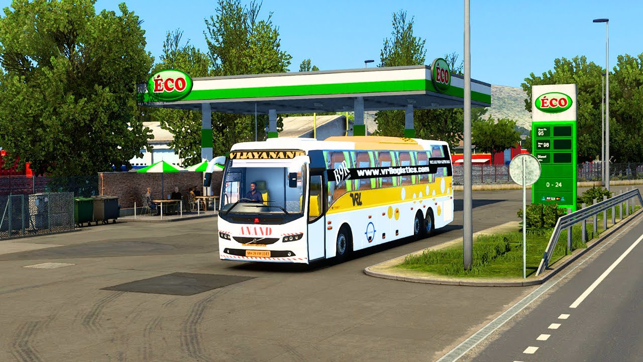 Super Volvo Bus Racing | Volvo B9r | ETS2 Live 1.43