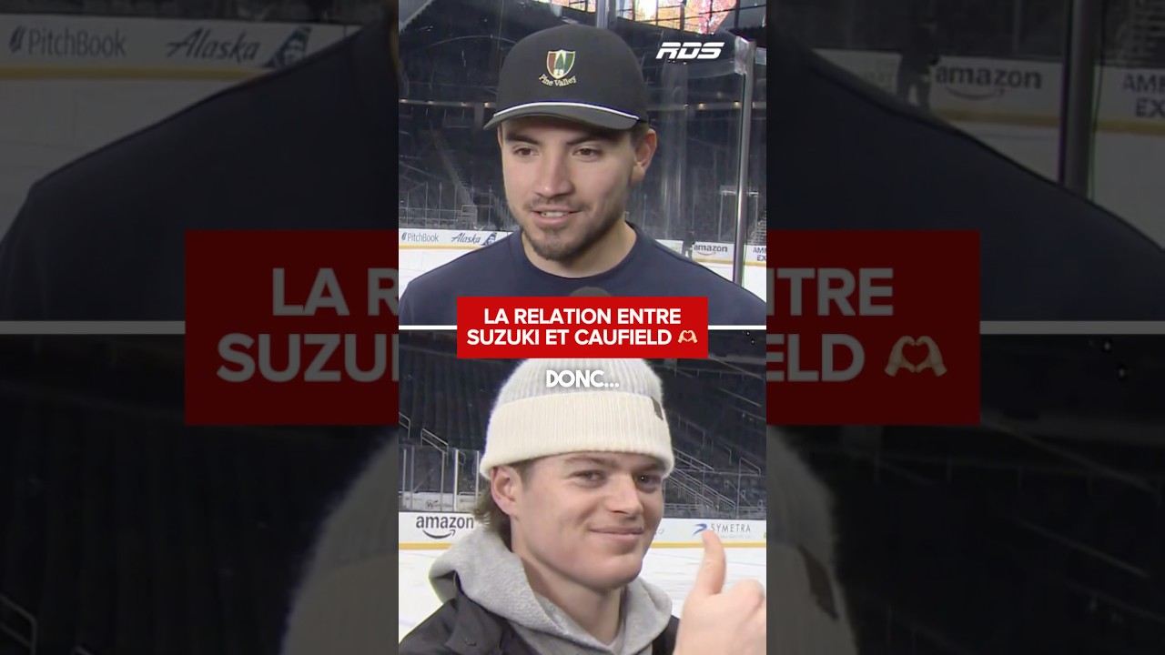 Nick Suzuki et Cole Caufield, de réels complices sur la glace comme à l’extérieur! 🤜🏻🤛🏻