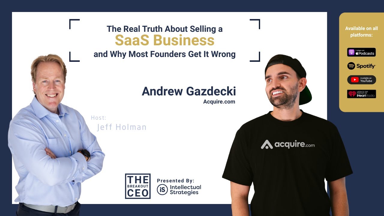 The Real Truth About Selling a SaaS Business and Why Most Founders Get It Wrong
