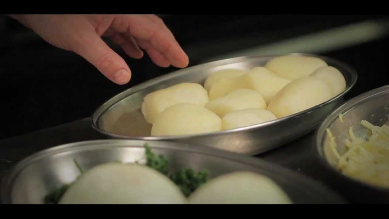 Signature Dish 'Lancashire Cheese, Potato & Onion Pie' at The Clarmont Hotel, Blackpool
