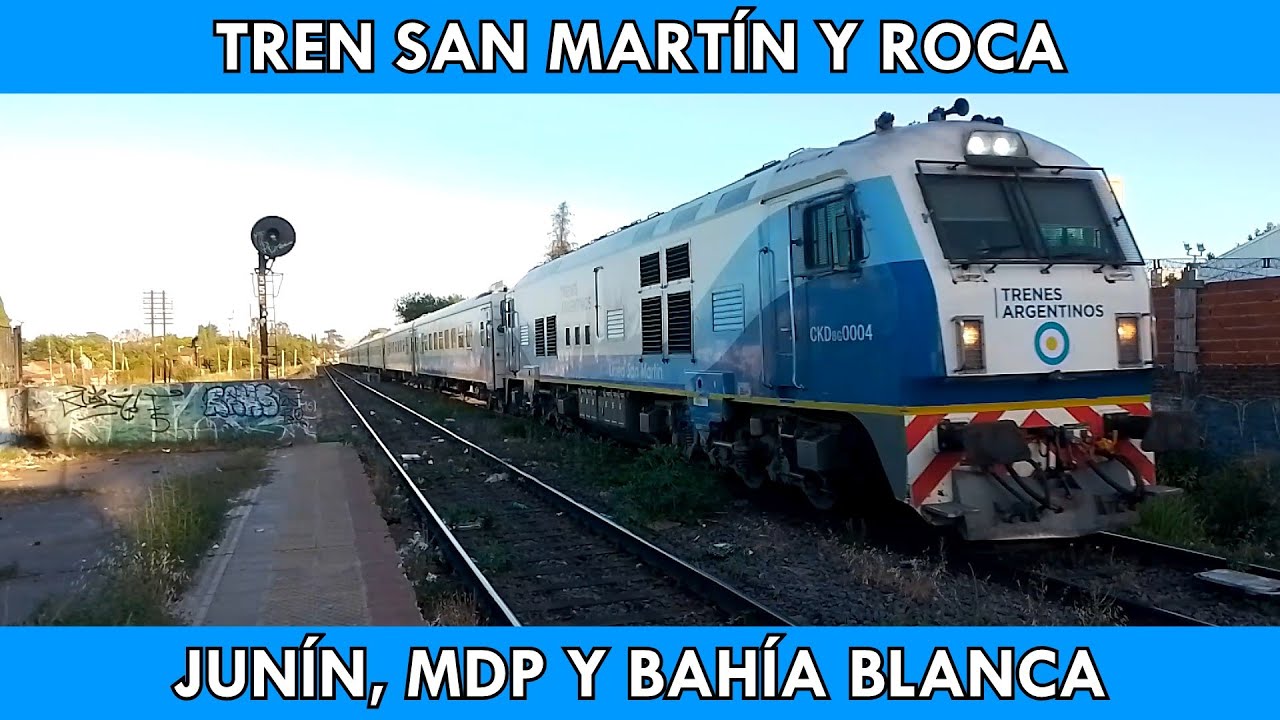 Trenes Junín, Mar del Plata y Bahía Blanca