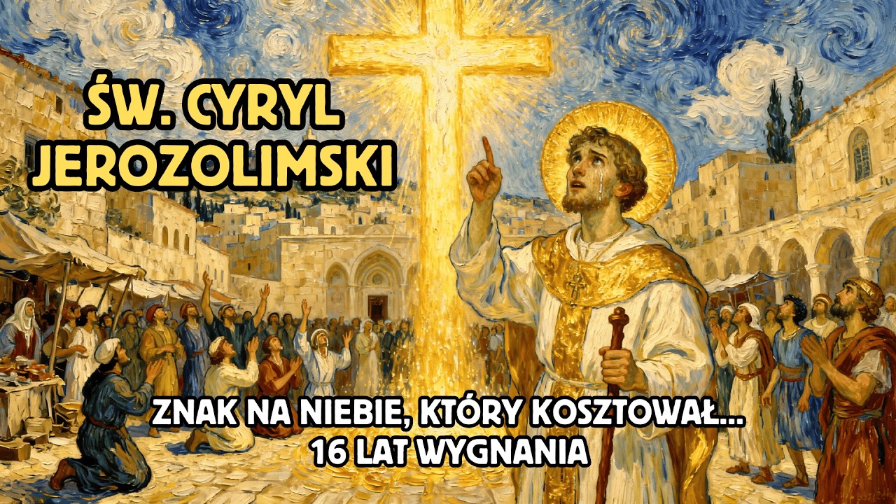 18 Marca - Św. Cyryl Jerozolimski: Znak na Niebie, który Kosztował Szesnaście Lat Wygnania
