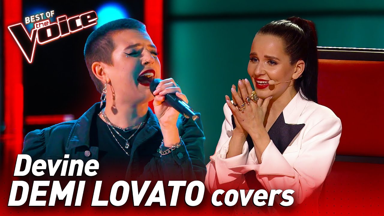 Gorgeous DEMI LOVATO covers in the Blind Auditions of The Voice | Top 10