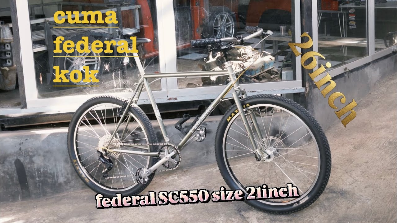 federal sc550 with deore 10s single chainring | pedals mks | cable nissen simwork