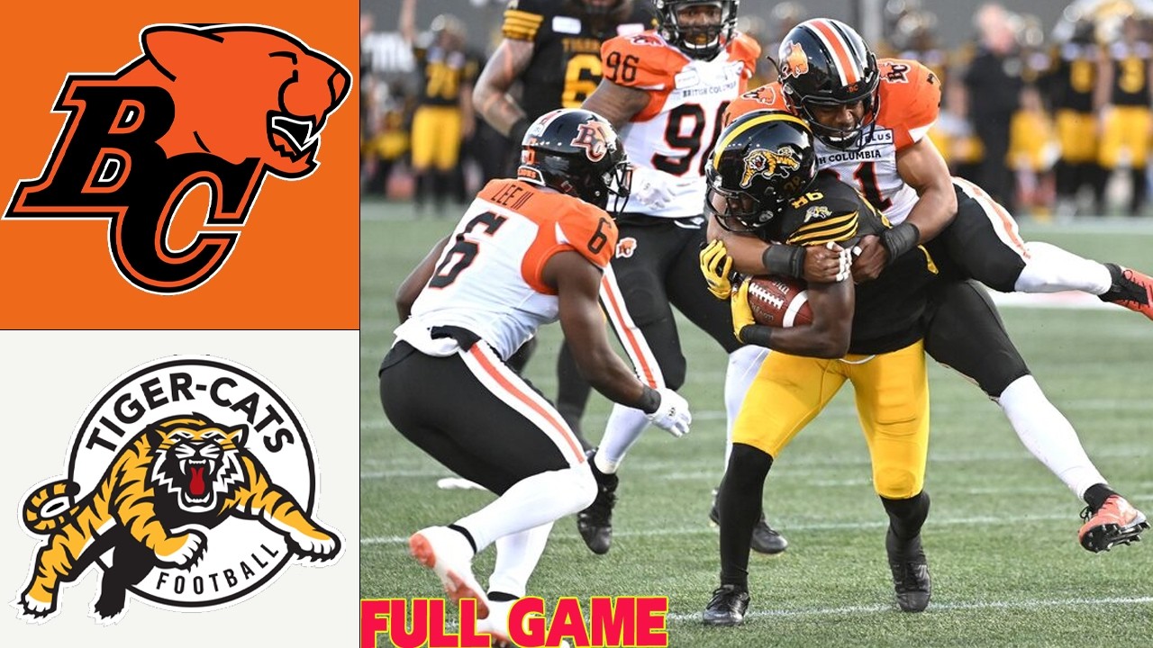 BC Lions против Hamilton Tiger-Cats | ПОЛНЫЙ МАТЧ | 8 августа 2026 г. | CFL, 10-я неделя