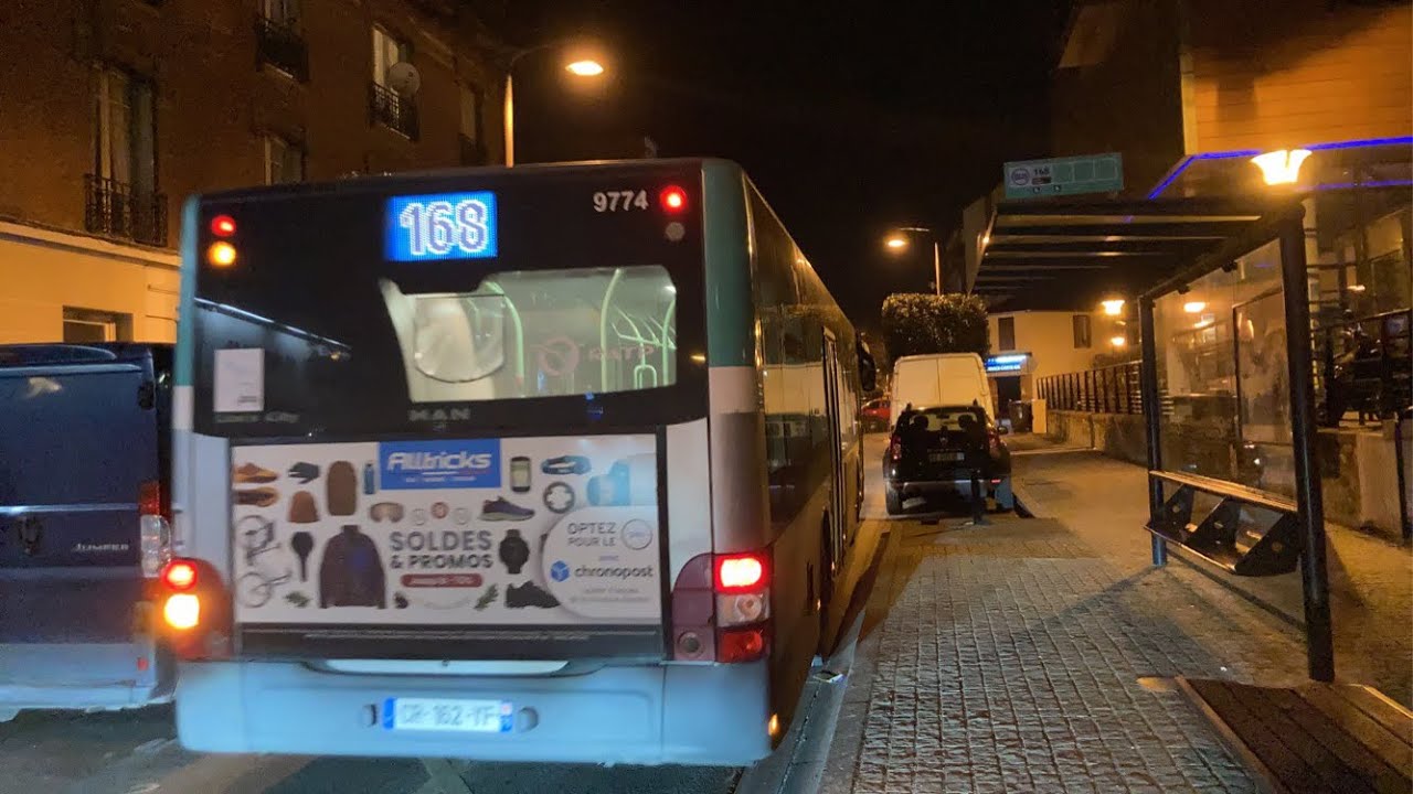 Ligne 168 — Man Nl253 RATP BUS | 9774
